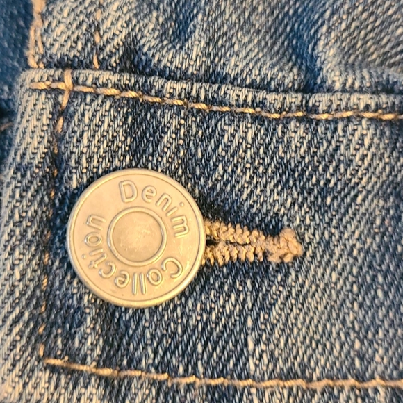 CI SONO DISTRESSED PAINTED/APPLIQUE JEAN JACKET - Picture 6 of 6